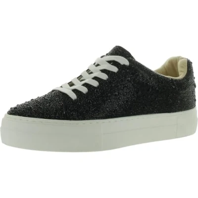 Image of Betsey Johnson Women&#039;s Sidny Sneaker, Black, 4 UK