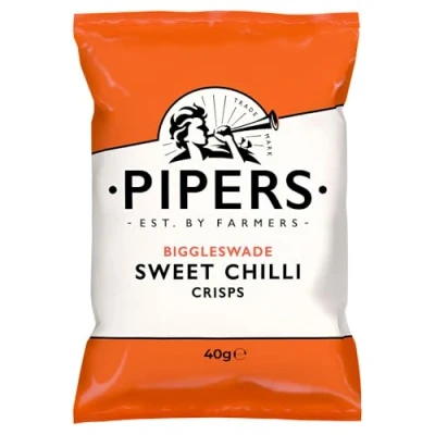 Image of Pipers Crisps Biggleswade Sweet Chilli (Pack of 24)