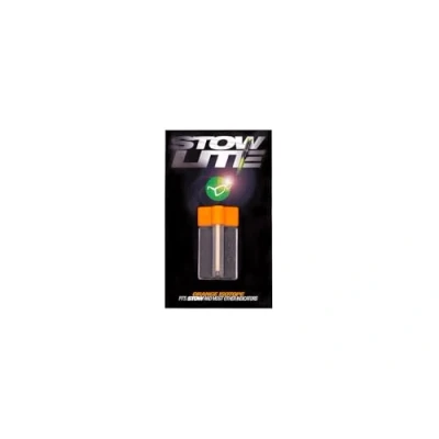 Image of Korda Stow Lite Orange Isotope 3mm x 25mm, Long Lasting Glow for Indicators &amp; Black White Bobbins, High Powered Bite Alarm Accessory