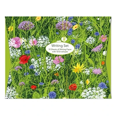 Image of Wild Garden Writing Set 10 Paper Sheets with Envelopes