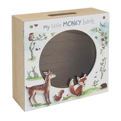 Image of Lesser &amp; Pavey Forest Friends Woodland Animals Children&#039;s Money Box