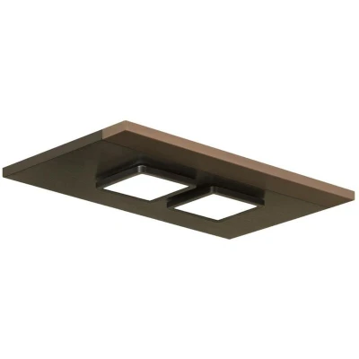 Image of Lucande Esteria ceiling light, 2 bulb