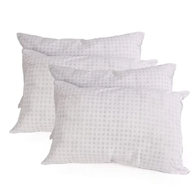 Image of Nod Off Pack Of 4 Luxury Super Soft Down Alternative Bed Pillows Poly Cotton Case Hypoallergenic and Dust Mite Resistant, Ultra bounce Sleeping Suitable for Back Side Sleepers