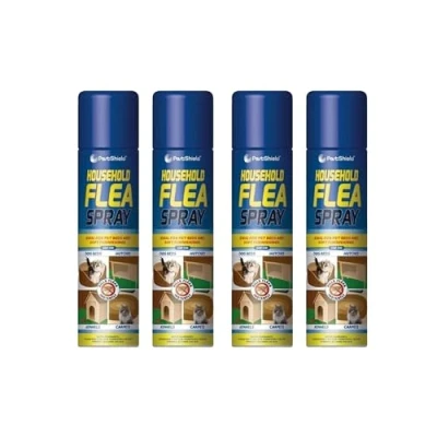 Image of SDMAX Tick &amp; Flea Repellent Spray For Animals, Spray, Long Lasting Protection, Non Staining Formula, Versatile 200ML (4 Pcs)