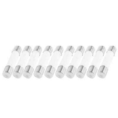 Image of sourcing map 10 Pcs 250V 10A 6x30mm Cylindrical Ceramic Tube Fuses Link