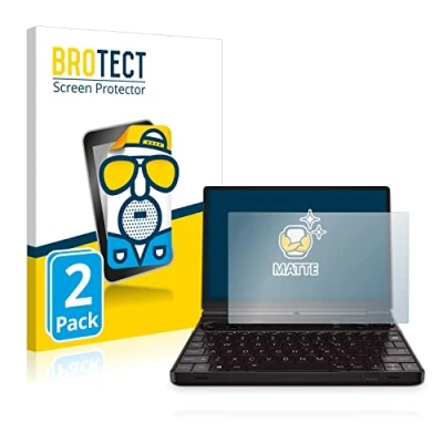 Image of brotect Screen Protector Anti Glare compatible with GPD Win Max 2 (2 Pack) Matte, Fingerprint Protection Film