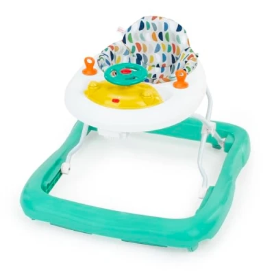 Image of Bright Starts Ready to Roll Lights &amp; Sounds Walker with Steering Wheel and Car Sounds, Removable Electronic Toy Station, 6 12 Months or Up 26 lbs, Unisex