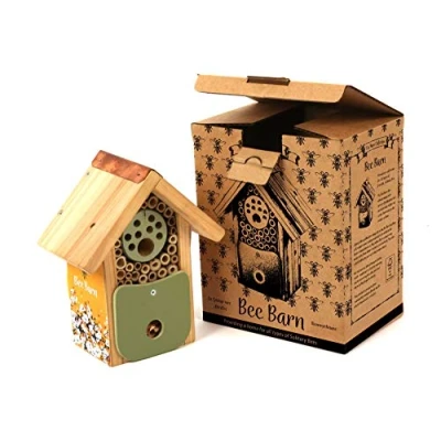 Image of Wildlife World Solitary Bee Barn Home In Plain Box