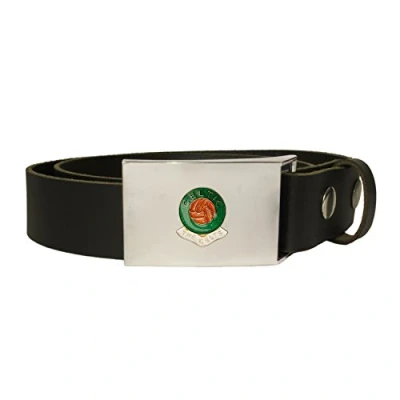 Image of Knight Glasgow Celtic Football Club Leather snap fit Belt Black