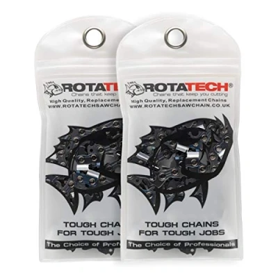 Image of x2 (Two) Genuine Rotatech Chainsaw Saw Chain FITS Husqvarna 365 24&quot; BAR
