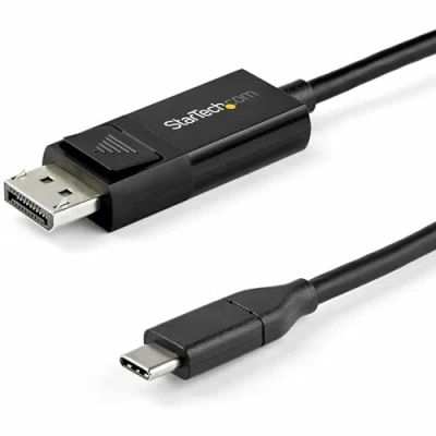 Image of StarTech.com 6ft (2m) USB C to DisplayPort 1.4 Cable 8K 60Hz/4K Bidirectional DP or Reversible Video Adapter HBR3/HDR/DSC Type C/TB3 Monitor (CDP2DP142MBD)