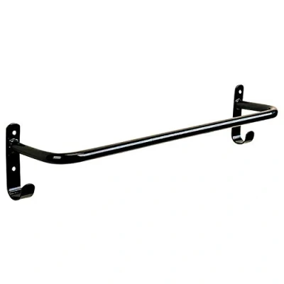 Image of Stubbs Horse Rug Rails Black Racks