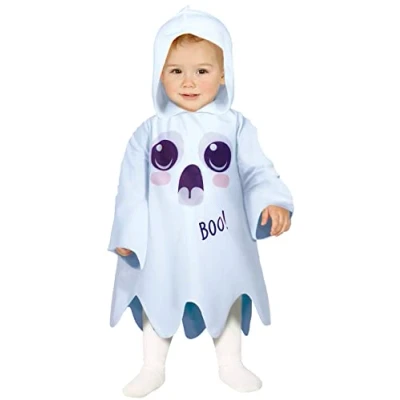 Image of FIESTAS GUIRCA Cute Boo Ghost Baby Fancy Dress Halloween Kids Costume Boy Age 12 18 Months