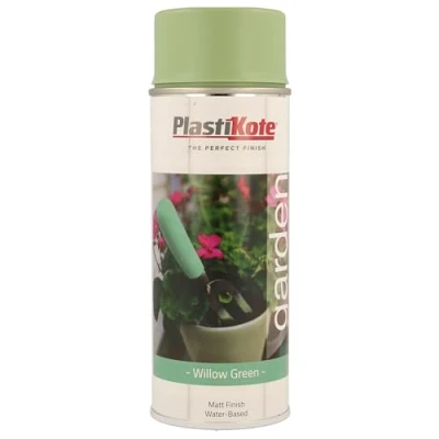 Image of PlastiKote PKT27200 Paint Spray, Willow Green, 400 ml (Pack of 1)