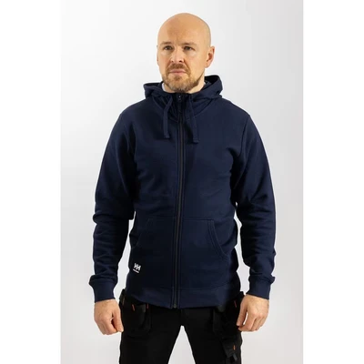 Image of Helly Hansen Manchester Navy Zip Hoodies for Men Size Sml