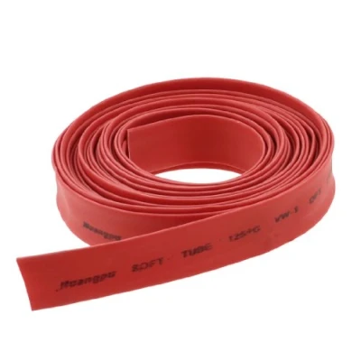 Image of sourcingmap Red 10mm Dia. 2:1 Heat Shrink Tubing Tube Wire Wrap Cable Sleeve 5M