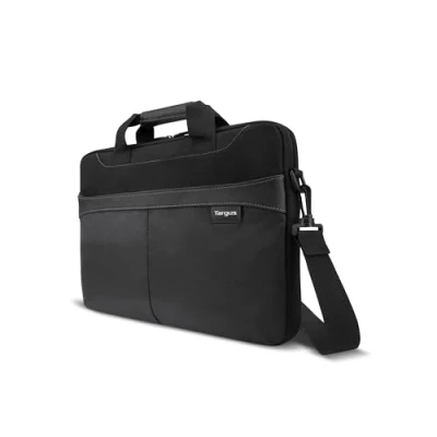 Image of Targus Laptop Bag Slim Briefcase for Laptops up to 15.6 inches Over the shoulder Men Women Travel 12 13 14 &amp; 15 inch Dell HP Lenovo Apple and Microsoft Black (TSS898)