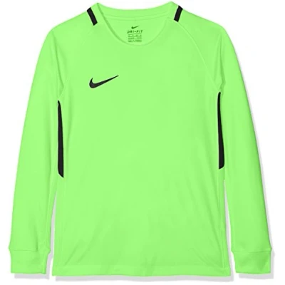 Image of NIKE Children&#039;s Park Goalie Iii Jersey, Green Strike/Black/Black/Black, S UK