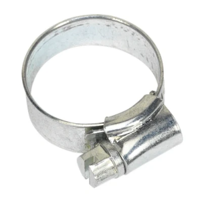 Image of Sealey Hose Clip Zinc Plated Ø16 25mm Pack of 20