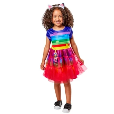 Image of Rubie&#039;s 1001151 XXS Gabbys Dollhouse Rainbow Inf Kostüm Costume, Colourful, (3 5 Jahre)