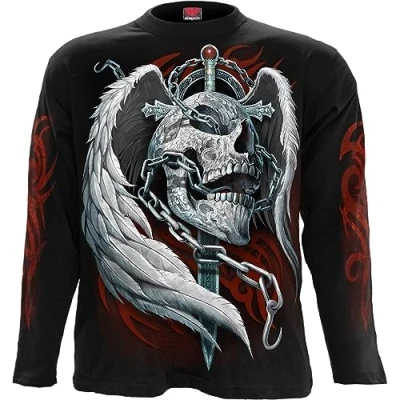 Image of Spiral Enchained Soul Longsleeve T Shirt Black M