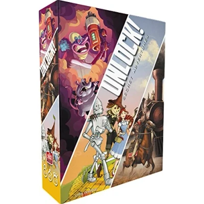 Image of Space Cowboys Unlock!: Secret Adventures Unbox Now Board Game Ages 10+ 1 to 6 Players 60 Minutes [French Edition]