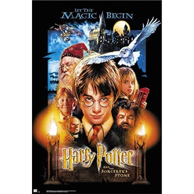 Image of Grupo Erik Harry Potter And The Sorcerers Stone Poster 36 x 24 inches / 91.5 61 cm Shipped Rolled Up Cool Posters Art &amp; Prints Wall