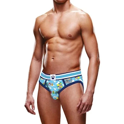 Image of Prowler Brighton City Themed Pants, Size XXL 36&quot; 38&quot; Waist Blue