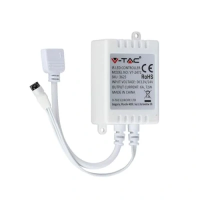 Image of IR Controller LED RGB Strip with Remote Control 24 Buttons