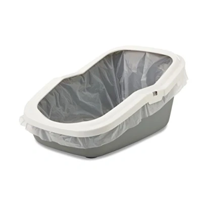 Image of Savic Aseo Open Litter Tray, 56 x 39 27 cm, Grey
