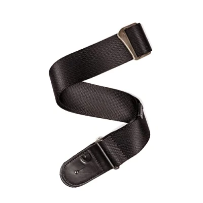 Image of D&#039;Addario Woven Guitar Strap Accessories Electric Strap, Acoustic &amp; Bass Black