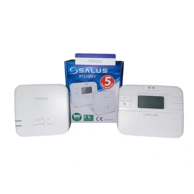 Image of Salus RT510RF+ Wireless Programmable Digital Room Thermostat &amp; Receiver (Replaces RT500RF) &#039;5 Year Warranty&#039; Hanicks