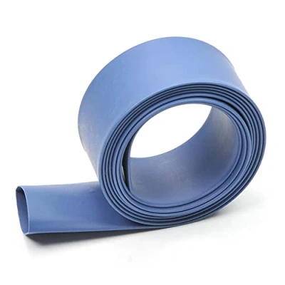 Image of Othmro 1pc Heat Shrink Tubing, 14mm ID Tube Electric Insulation Tube, 2:1 Ratio Sleeving Cable Protector—Blue (Length: 1m)