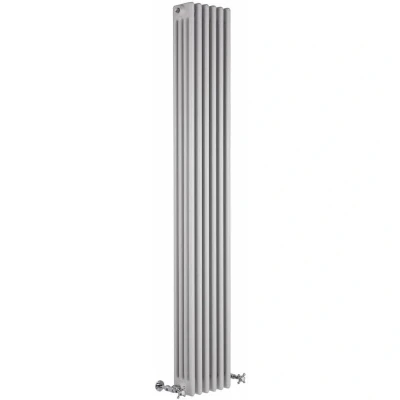 Image of Milano Windsor White Cast Iron Style Vertical Four Column Radiator 1800mm x 290mm