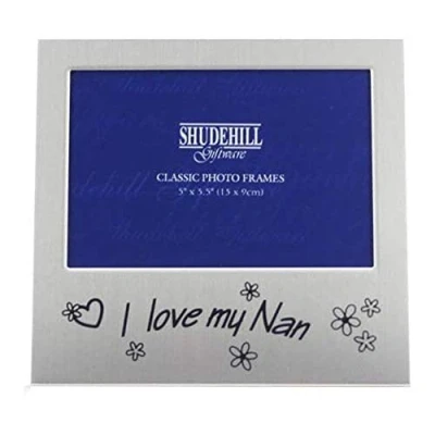 Image of I Love My Nan Photo Frame, Mothers Day Gift