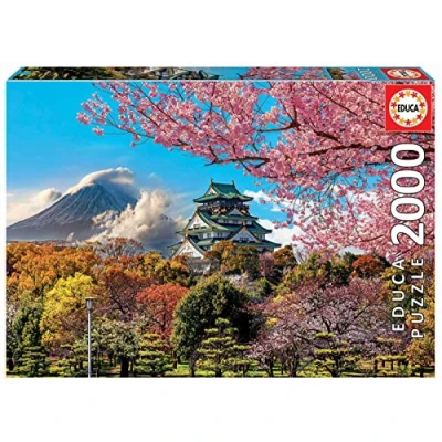Image of Educa 19276 2000 Osaka Castle, Japan, multicoloured, 96 x 68 cm