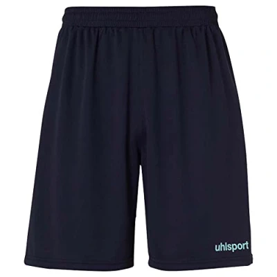 Image of uhlsport Kid&#039;s Center basic shorts Children&#039;s, Navy/Sky Blue, 128