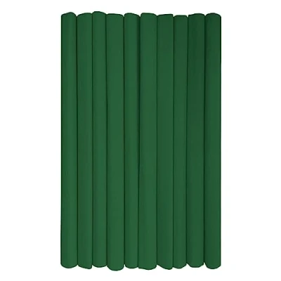 Image of Interdruk Crepe Paper Rolls for Kids, DIY and Decorations Pack of 10 Reels (50cm x 200cm, 28g/m2) 24 Dark Green