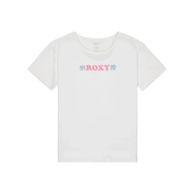 Image of Roxy Short Sleeved T Shirt LILYREGULAR Vintage Girl&#039;s White 6