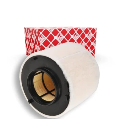 Image of 8W0133843, 8W0133843D Air filter FEBI BILSTEIN 102972 152,8mm 169,5mm Insert with pre AUDI: A4 B9 Avant, Saloon, A5 Coupe