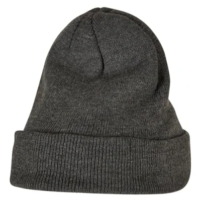 Image of Build Your Brand Heavy Knit Beanie hat, Burgundy, One Size