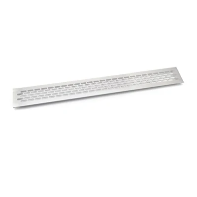 Image of KITCHEN WORKTOP / PLINTH HEAT VENT GRILL ALUMINIUM 480 x 60 mm by ! High Quality From GTV
