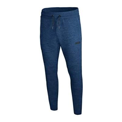 Image of JAKO Men&#039;s Premium Basics Jogging Bottoms, Mens, Pants, 8429, Marine Mottled, S