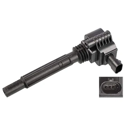 Image of 55231256, 55234131, 55234133 Ignition coil FEBI BILSTEIN 107961 3 FIAT: 500 Hatchback, Panda III Punto Hatchback