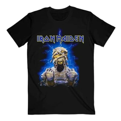 Image of Rock Off officially licensed products Iron Maiden Powerslave Mummy T Shirt M Black