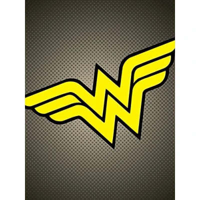 Image of DC Comics &quot;Wonder Woman Symbol&quot; Canvas Print, 60 x 80 cm