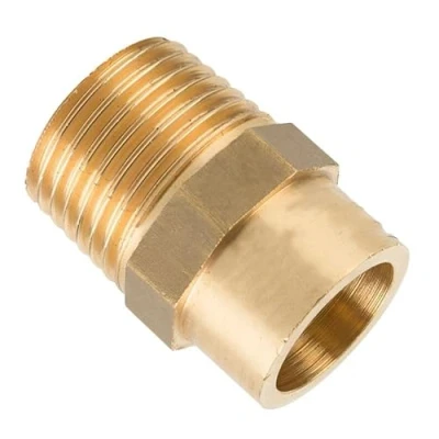 Image of 15mm x 1/4&quot; End Feed Male Iron Adaptor PACK of 5