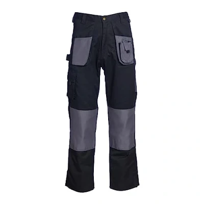 Image of Blackrock Men&#039;s Workman Trouser, Black and Grey, 34&quot; Regular Leg