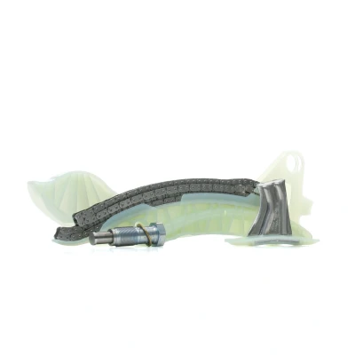 Image of 0816J2, 0816J2S1, 816J2S1, 9822727080, 9822727080S1 Timing chain Kit FEBI BILSTEIN 30345 with slide rails, tensioner Simplex, Closed