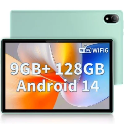Image of DOOGEE U10 2025 Newest Android 14 10&quot; Tablet 9GB RAM+128GB ROM 1TB TF, Bluetooth 5.0 WIFI 6 Tablet, Tablets 1280x800 HD IPS Screen, OTG, Type C, 3.5mm Headphone Jack, PC Green
